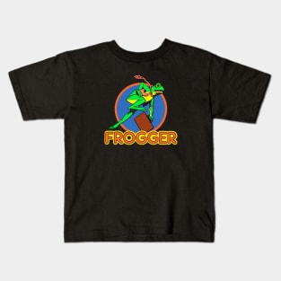 Mod.5 Arcade Frogger Video Game Kids T-Shirt